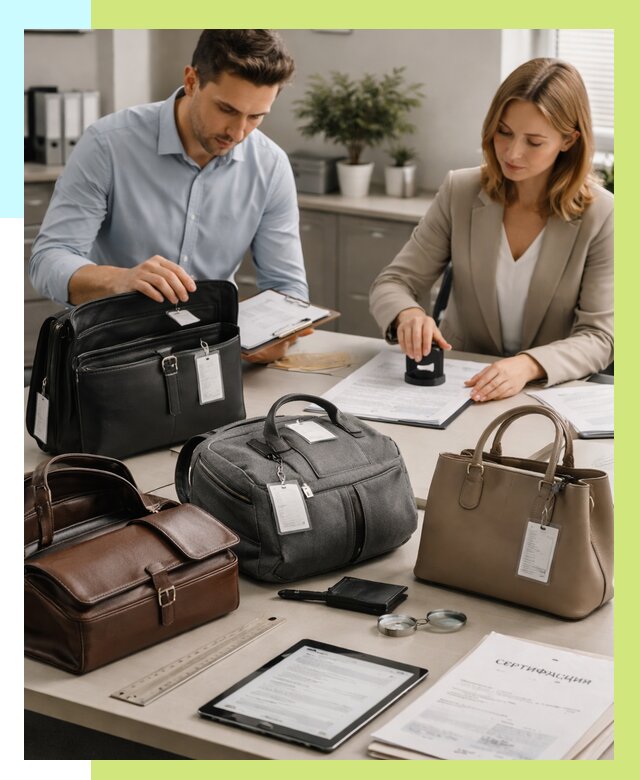 Сертификация сумок в Междуреченске от 7579 руб. | Алешин-Мжд