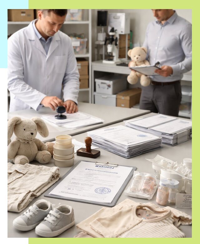 Сертификация детских товаров в Междуреченске от 15158 р. | Алешин-Мжд