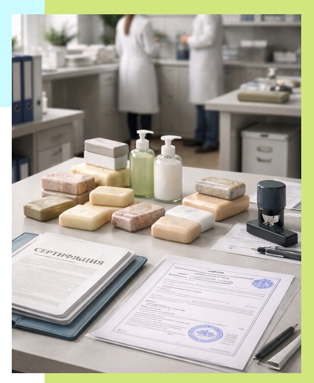 Сертификация мыла и сертификат на мыло в Междуреченске от 12126 | Алешин-Мжд