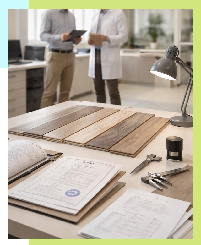 Сертификация ламината в Междуреченске от 18189 р. под ключ | Алешин-Мжд