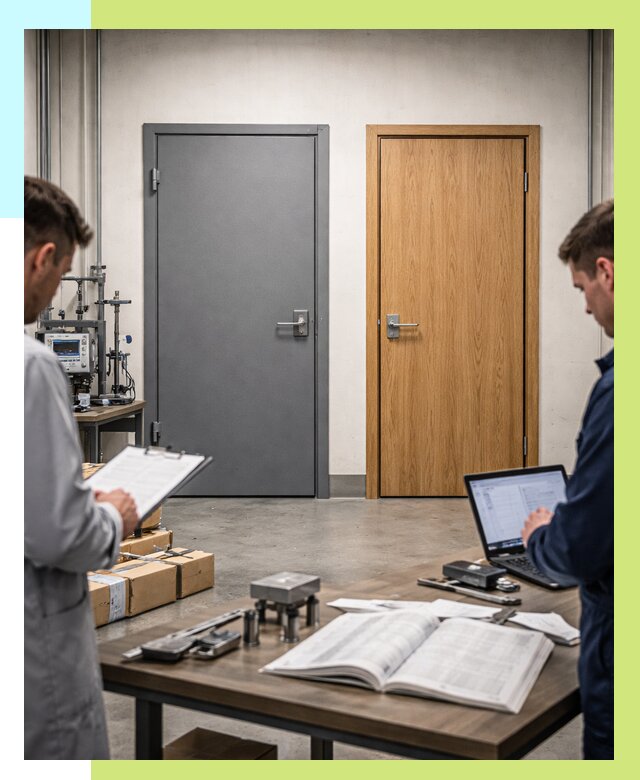 Сертификация дверей в Междуреченске от 8084 р. под ключ | Алешин-Мжд