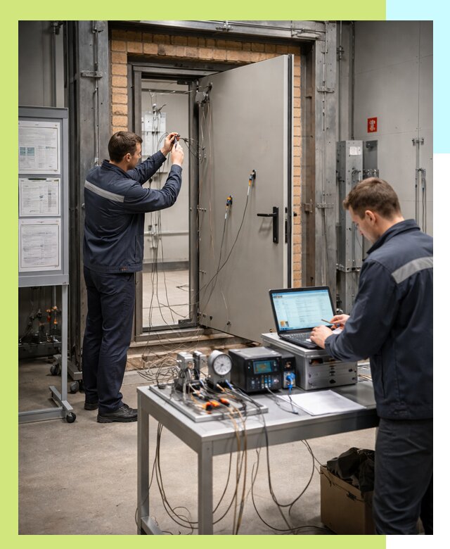 Сертификация противопожарных дверей в Междуреченске по ГОСТ и ТР