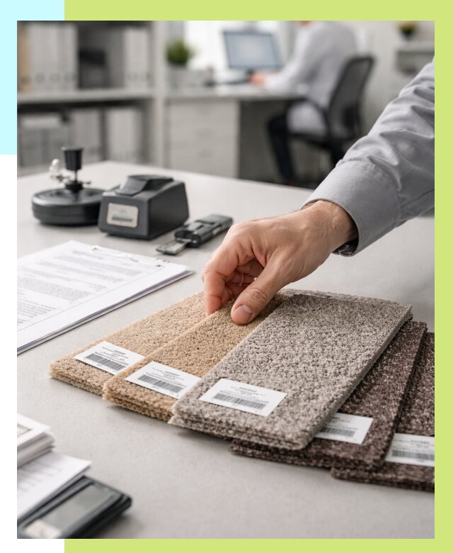 Сертификация ковролина в Междуреченске от 15158 р., Алешин-Мжд