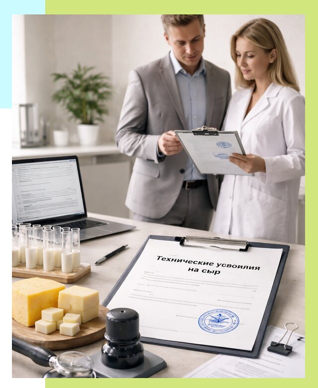 ТУ на сыры в Междуреченске срочно от 12126 р. — оформление | Алешин-Мжд