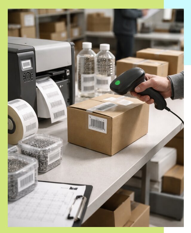 Штрихкодирование продукции и маркировка для продажи в Междуреченске