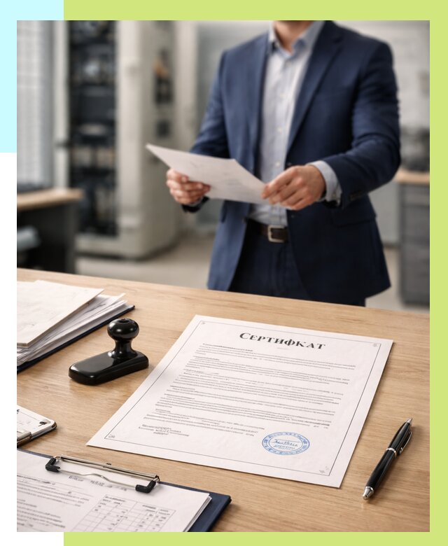 Сертификат на оборудование в Междуреченске от 15158 р. | Алешин-Мжд