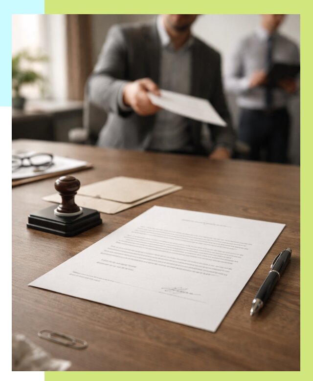 Отказное письмо по сертификации в Междуреченске от 3537 р. | Алешин-Мжд