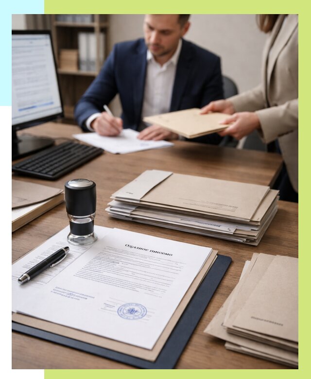 Отказное письмо для таможни в Междуреченске от 3032 р, Алешин-Мжд