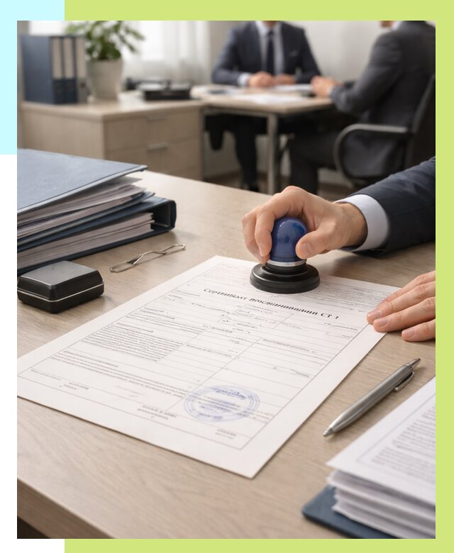 Сертификат происхождения СТ 1 в Междуреченске от 4547 р. | Алешин-Мжд