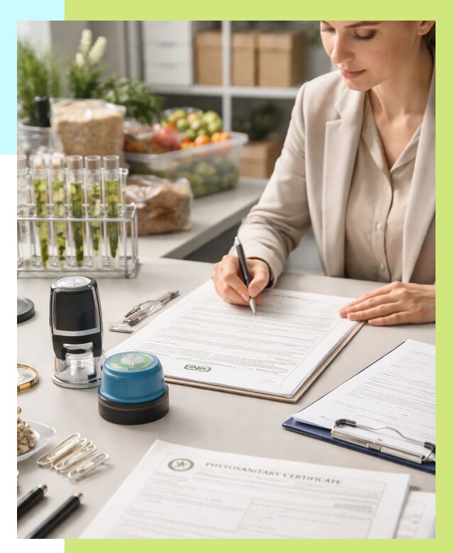 Фитосанитарный сертификат оформить в Междуреченске от 4547 р. | Алешин-Мжд