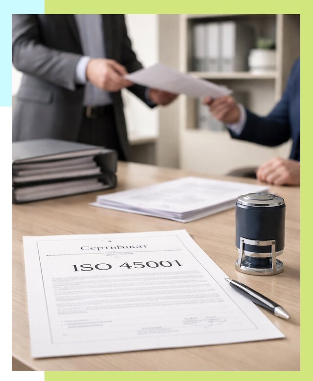 Сертификат ISO 45001 в Междуреченске под ключ от 45473 р. | Алешин-Мжд