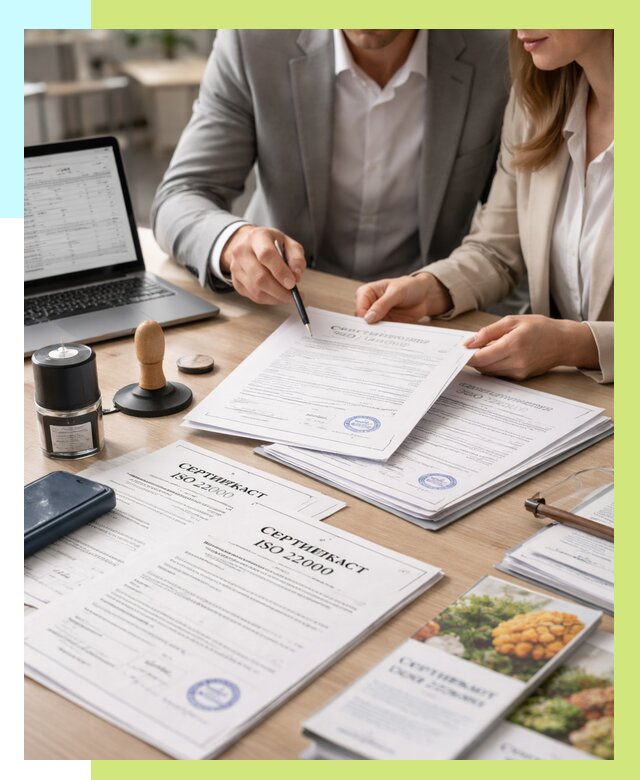 Сертификат ISO 22000 в Междуреченске от 40420 р. под ключ | Алешин-Мжд