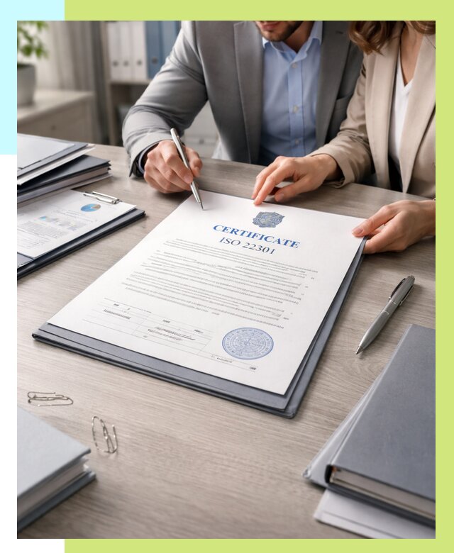 Сертификат ISO 22301 в Междуреченске от 45473 р. | Алешин-Мжд срочно