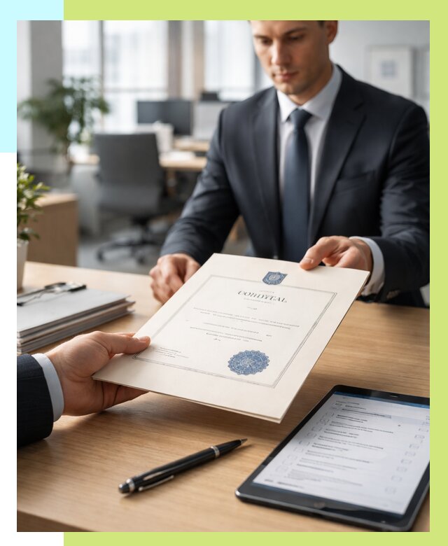 Сертификат ISO 30301 в Междуреченске от 35368 р. | Алешин-Мжд - под ключ